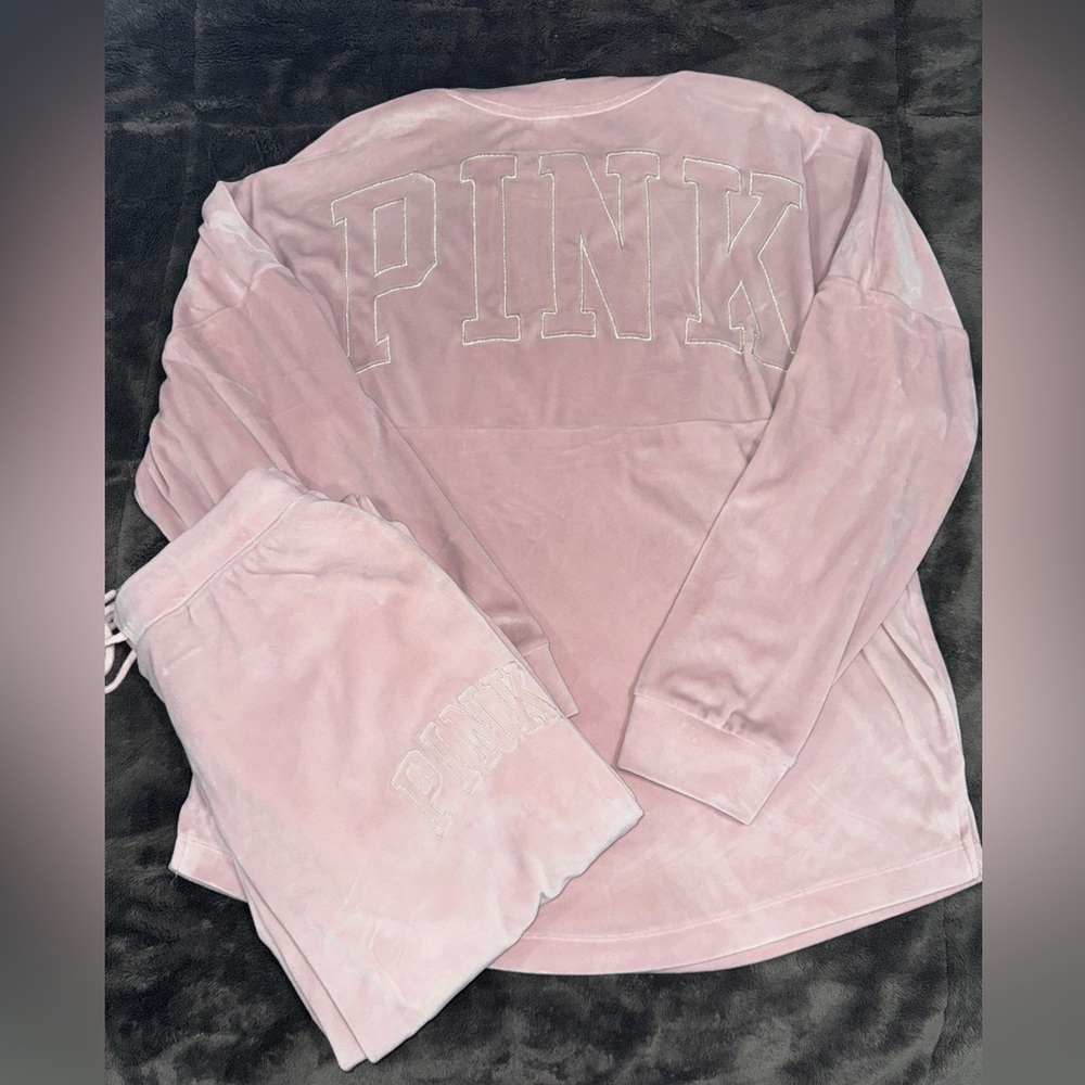PINK velour set